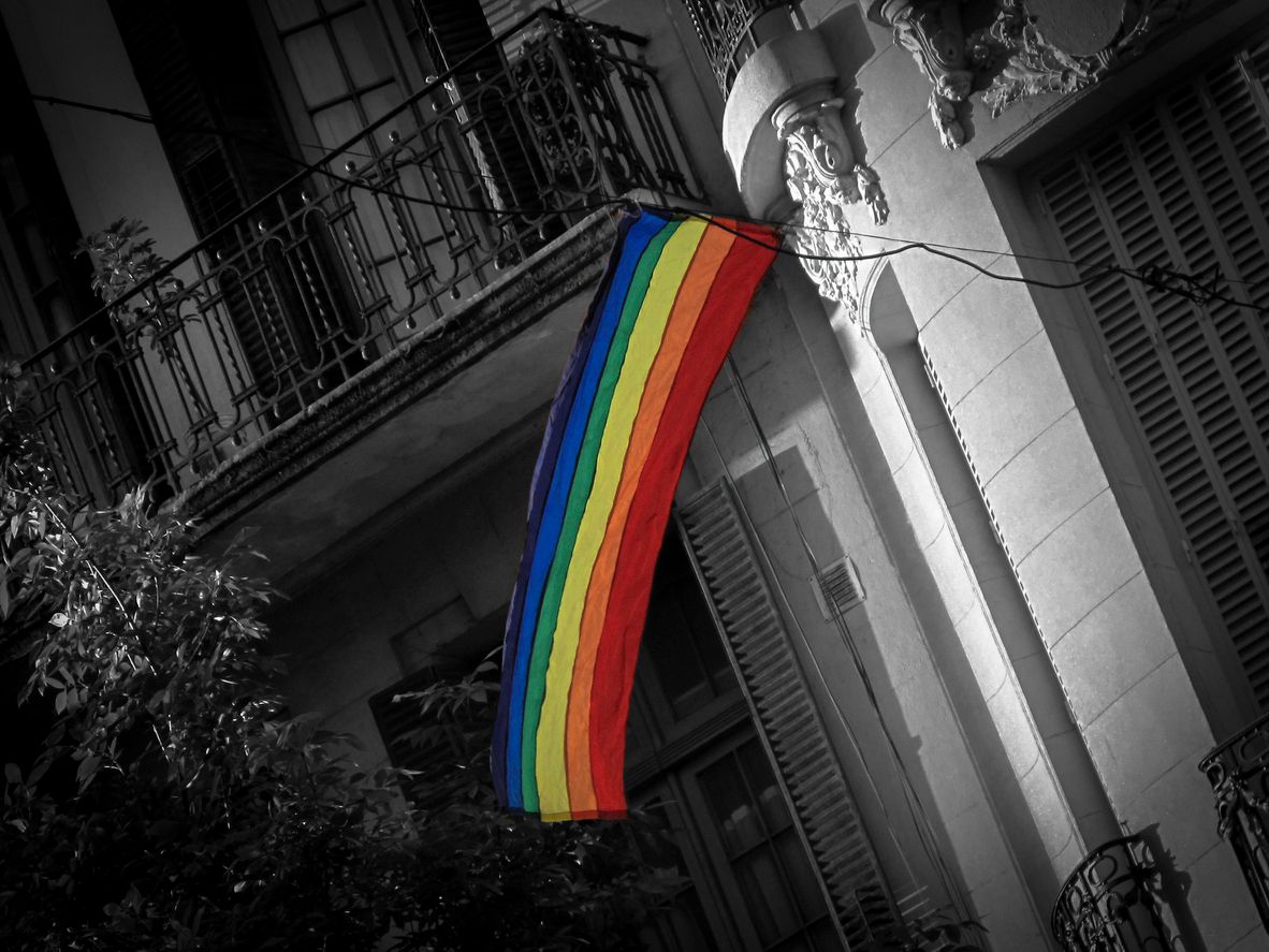 bandera orgullo gay